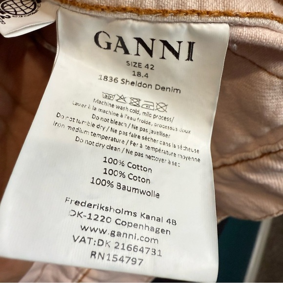 Ganni Pink Jean Jacket as seen in Emily in Paris - Picture 7 of 16